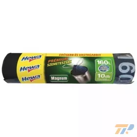 Szemeteszsák önzáró 75x100  160 L/10 db Prémium Magnum